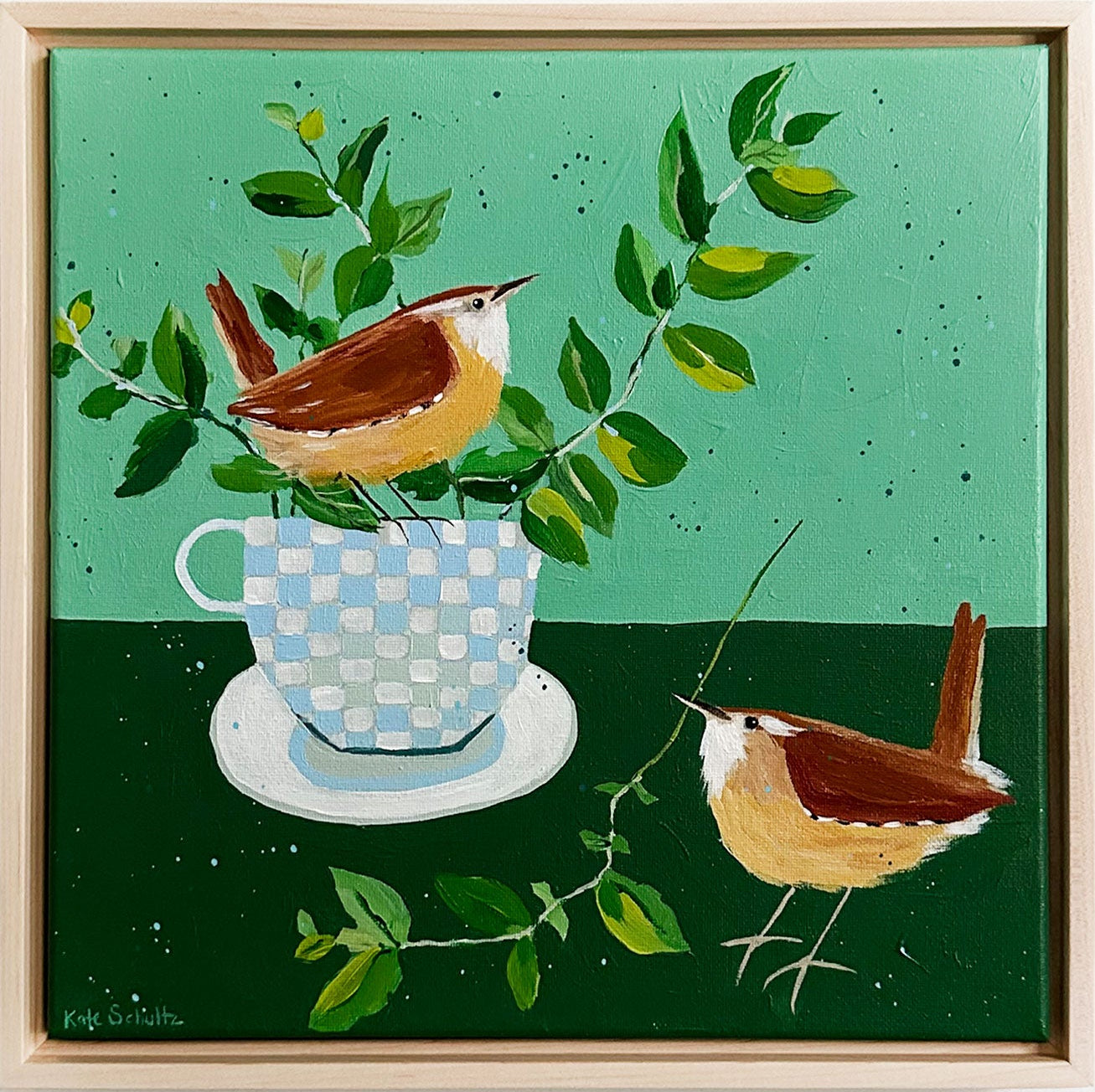 Wrens in the Basil