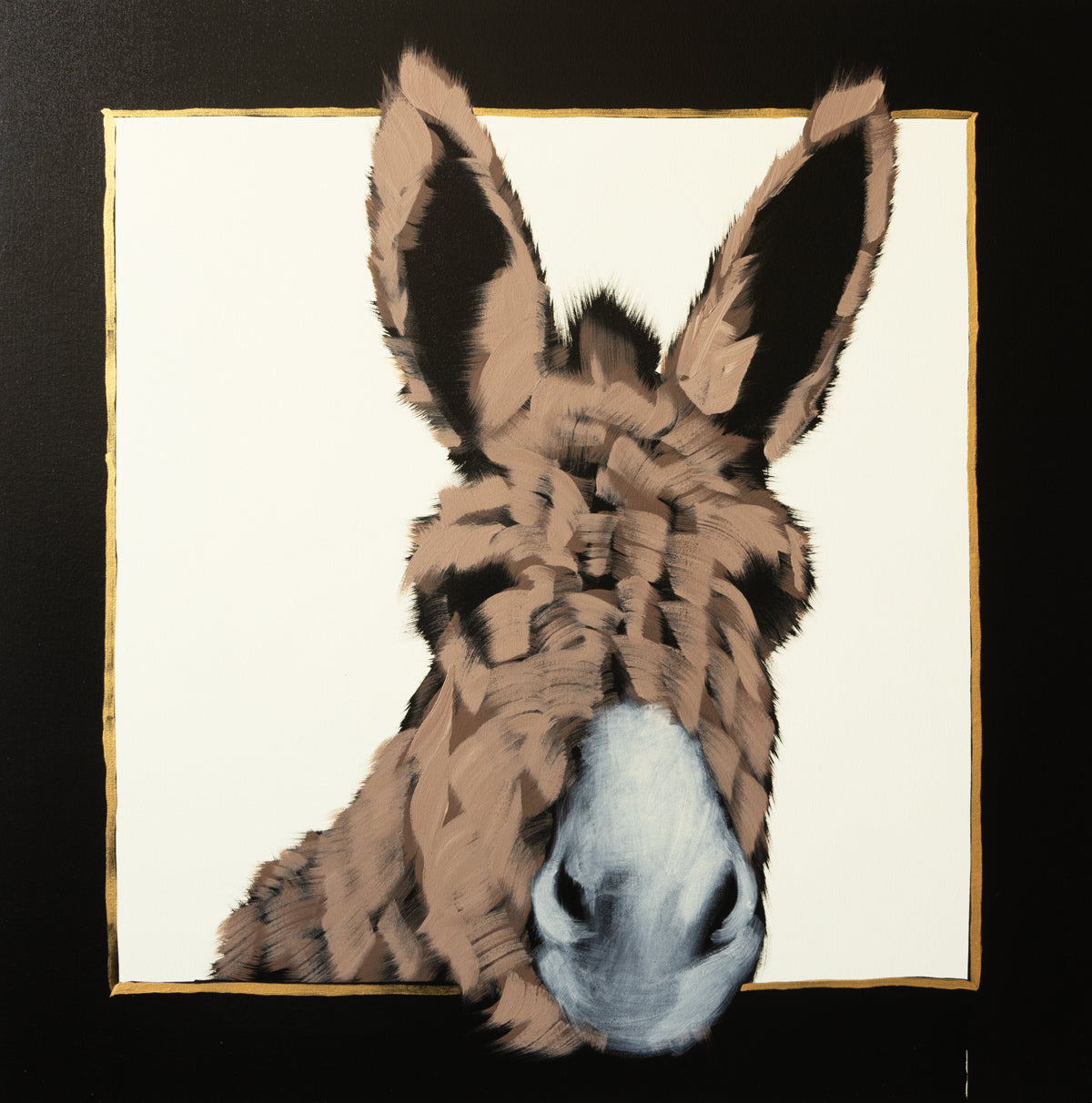 Donkey in Gilded Frame Shain Gallery