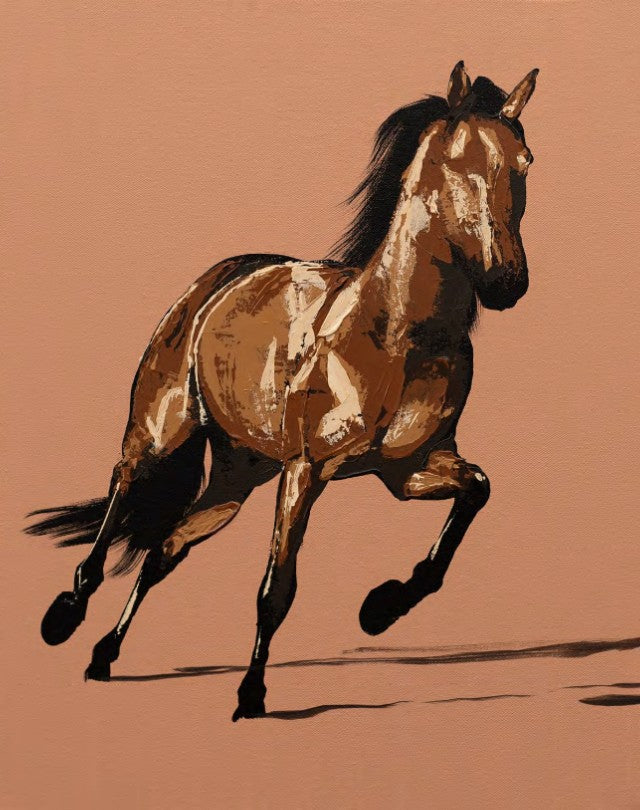 Horse on Terracotta