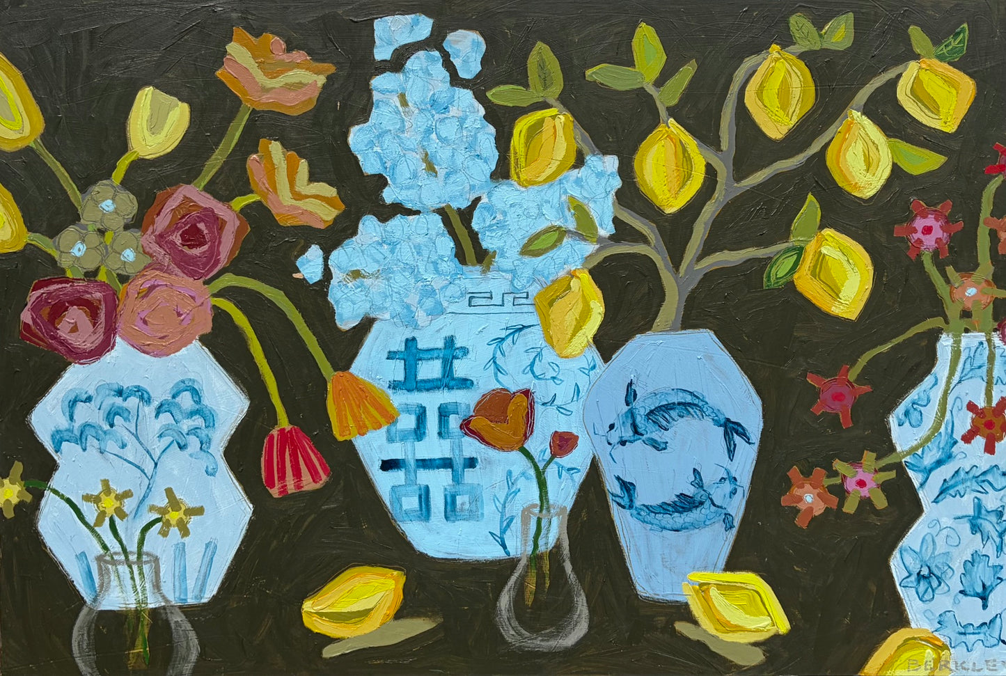 Chinoiserie on Chocolate