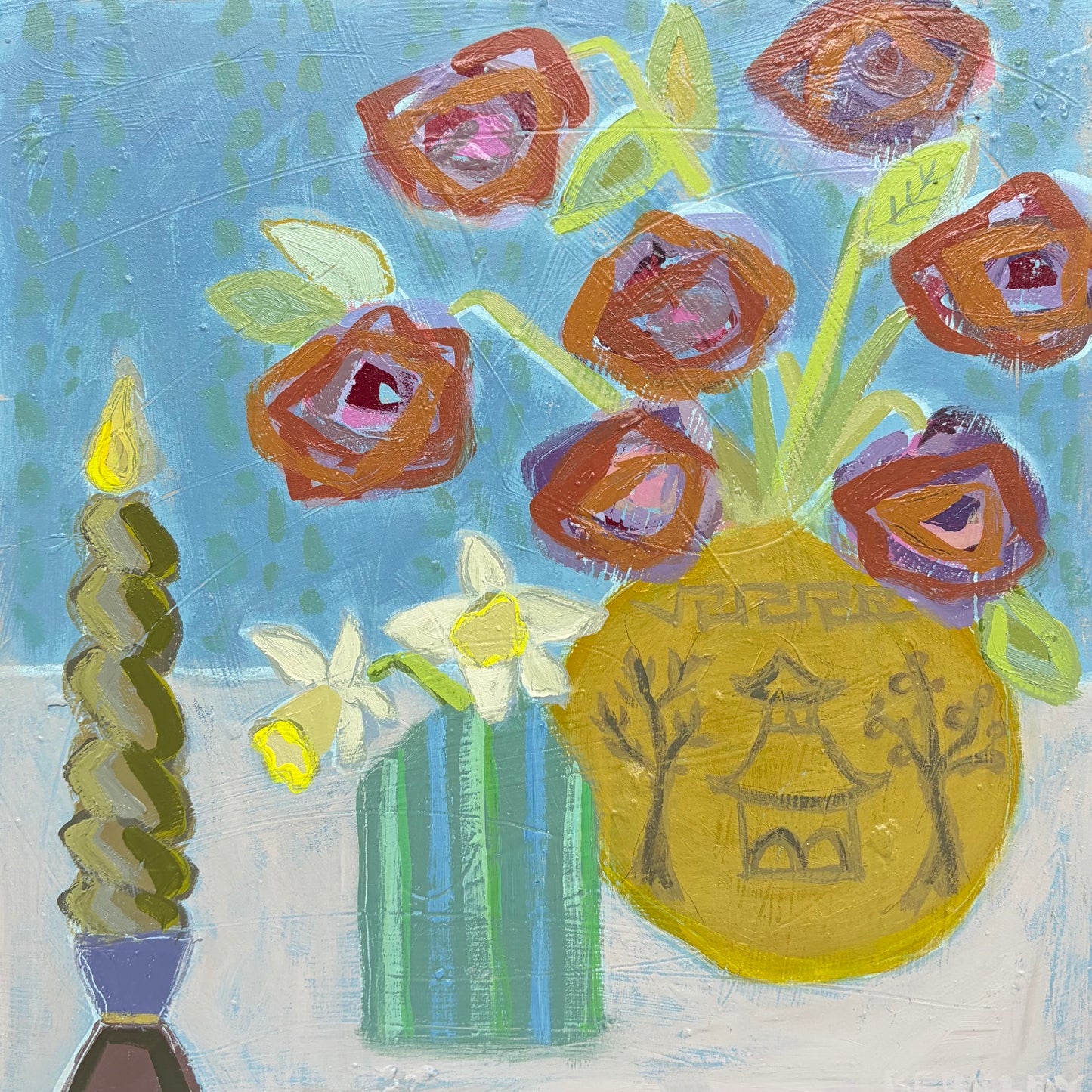 Pagoda on Mustard