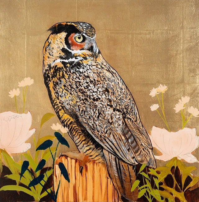 Owl on Gold