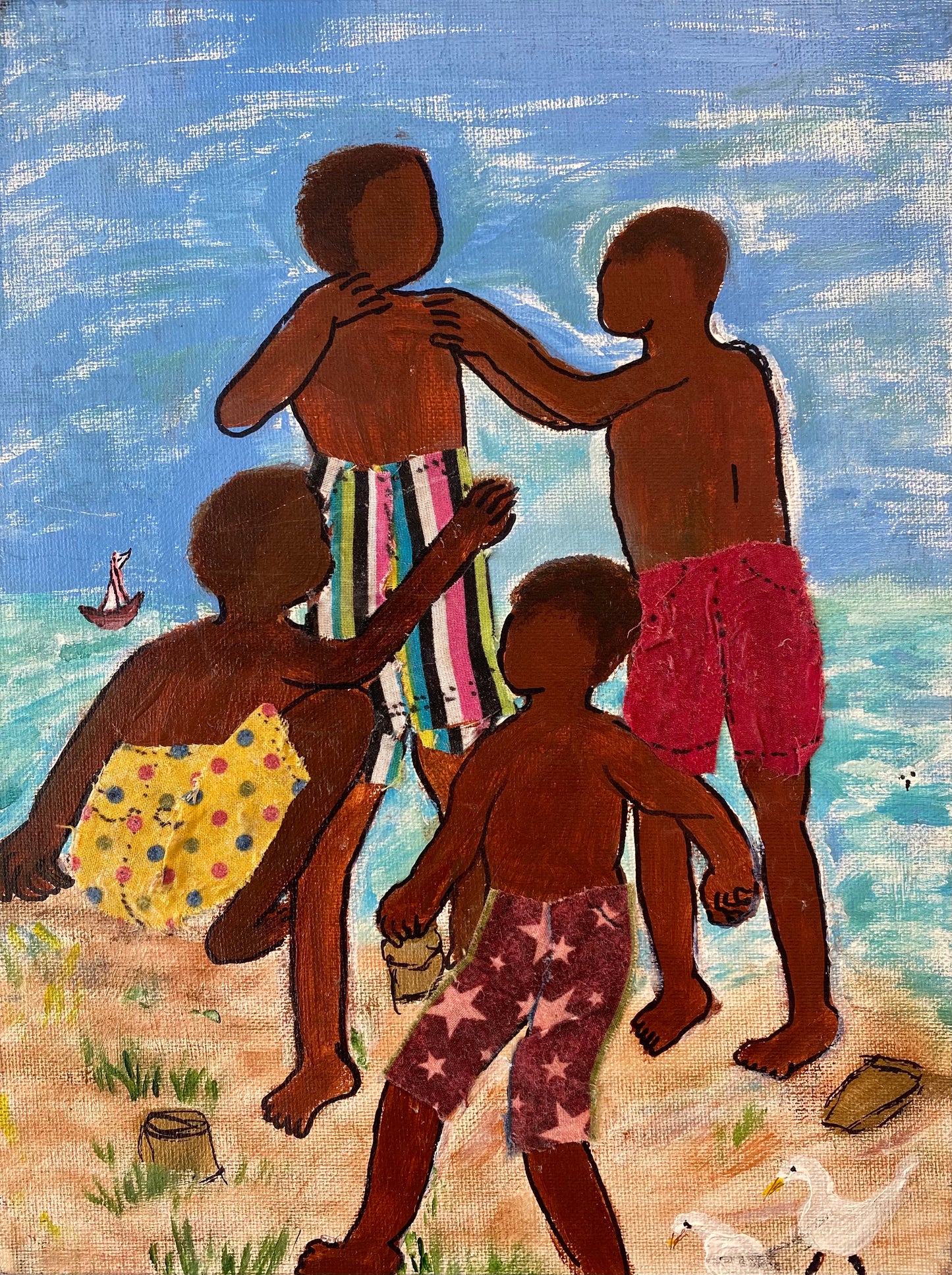 Playing at the Beach