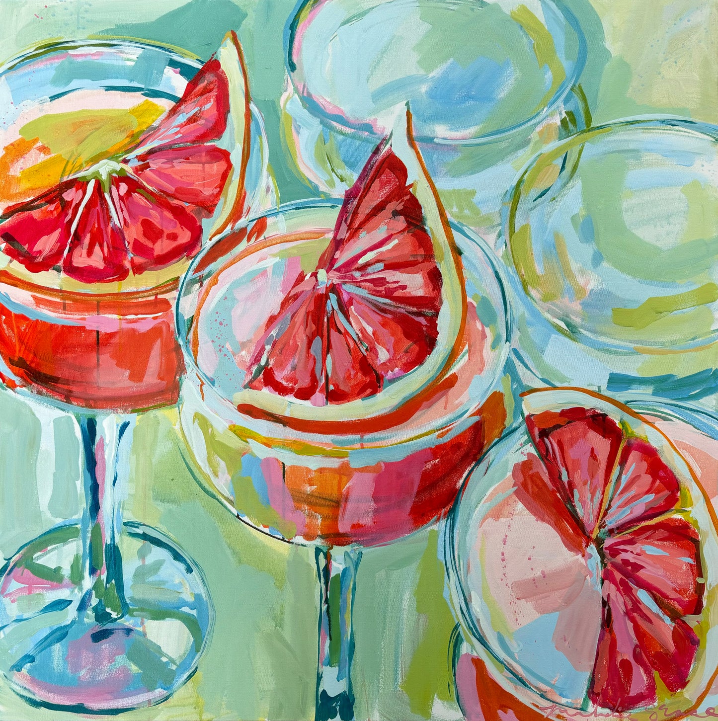 Ruby Red Martinis