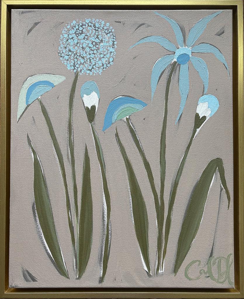 Taupe Wildflower I