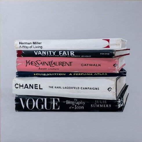 Vogue Fashion Book Stack