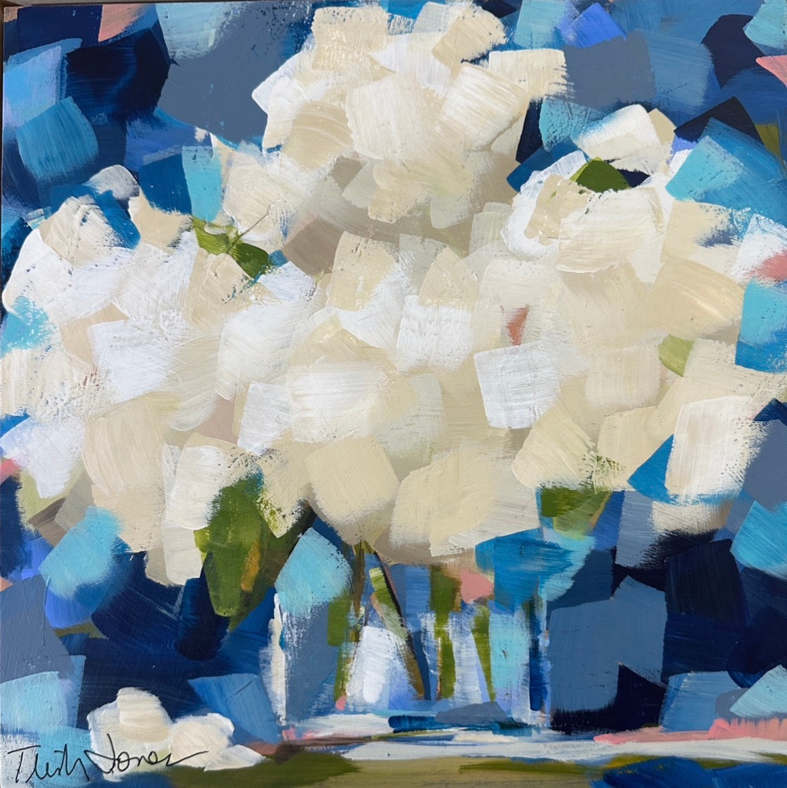White Hydrangeas