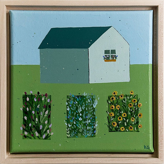Blue Garden Shed