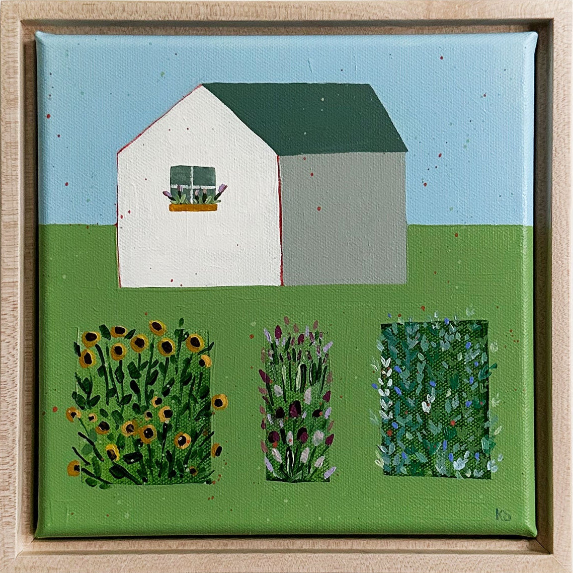 White Garden Shed