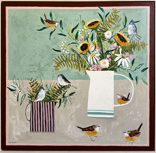 Arranging Wildflowers With All My Friends