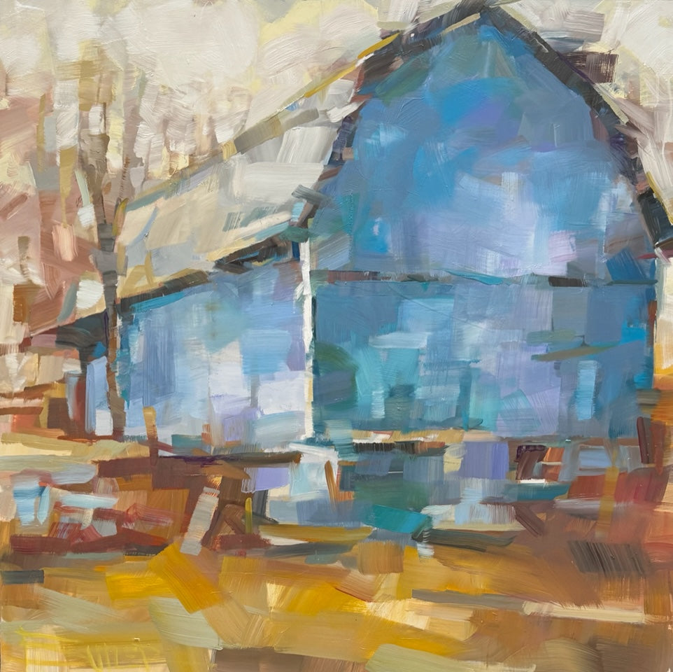 Barn in Blue