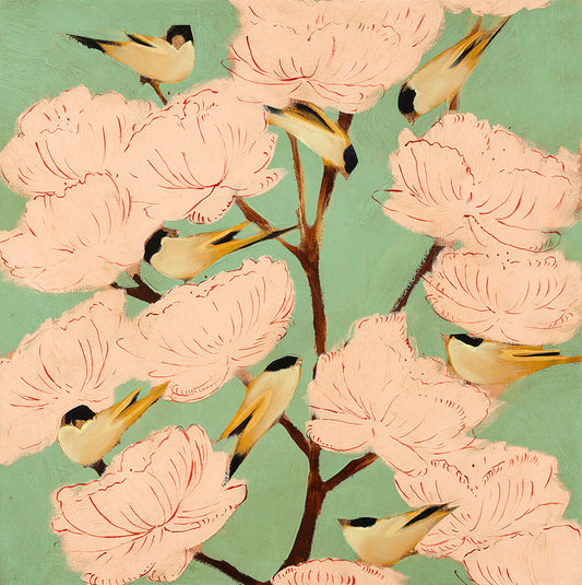 Blossoms and Finches II