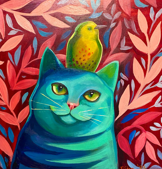 Cat and Bird