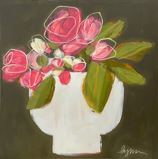 Cup of Peonies