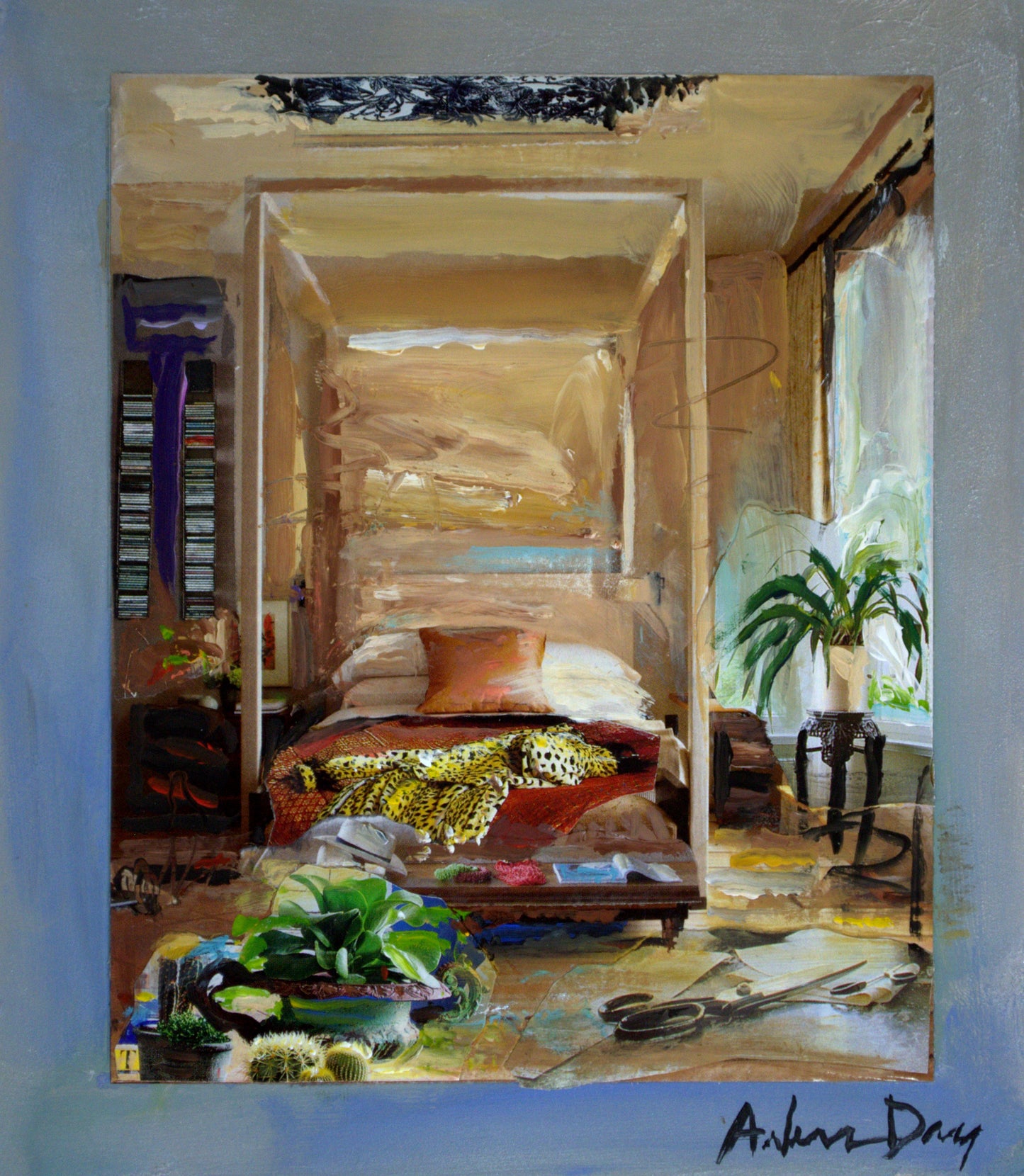 Bedroom with Scissors