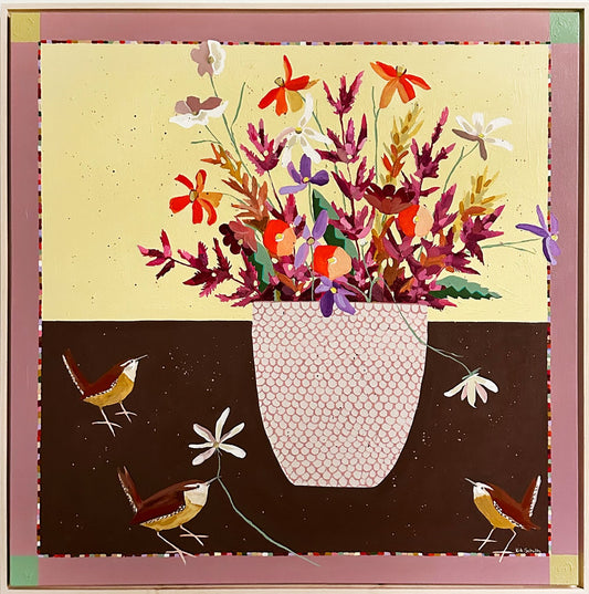 Fall Wildflowers and Wrens