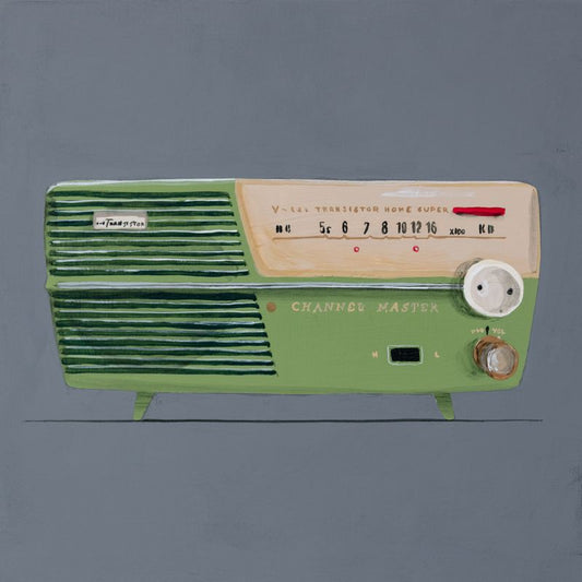 Green Midcentury Radio