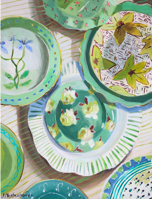 Green Plate Collage