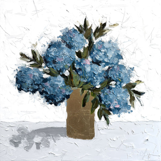 Hydrangea in Gold