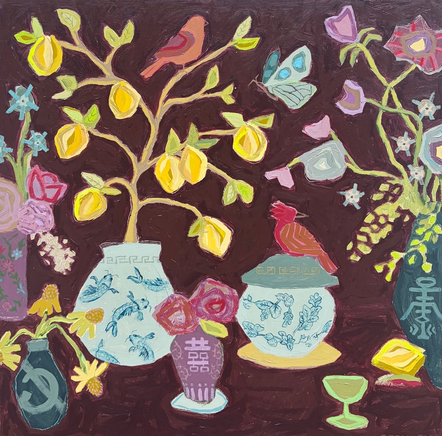 Plum and Porcelain