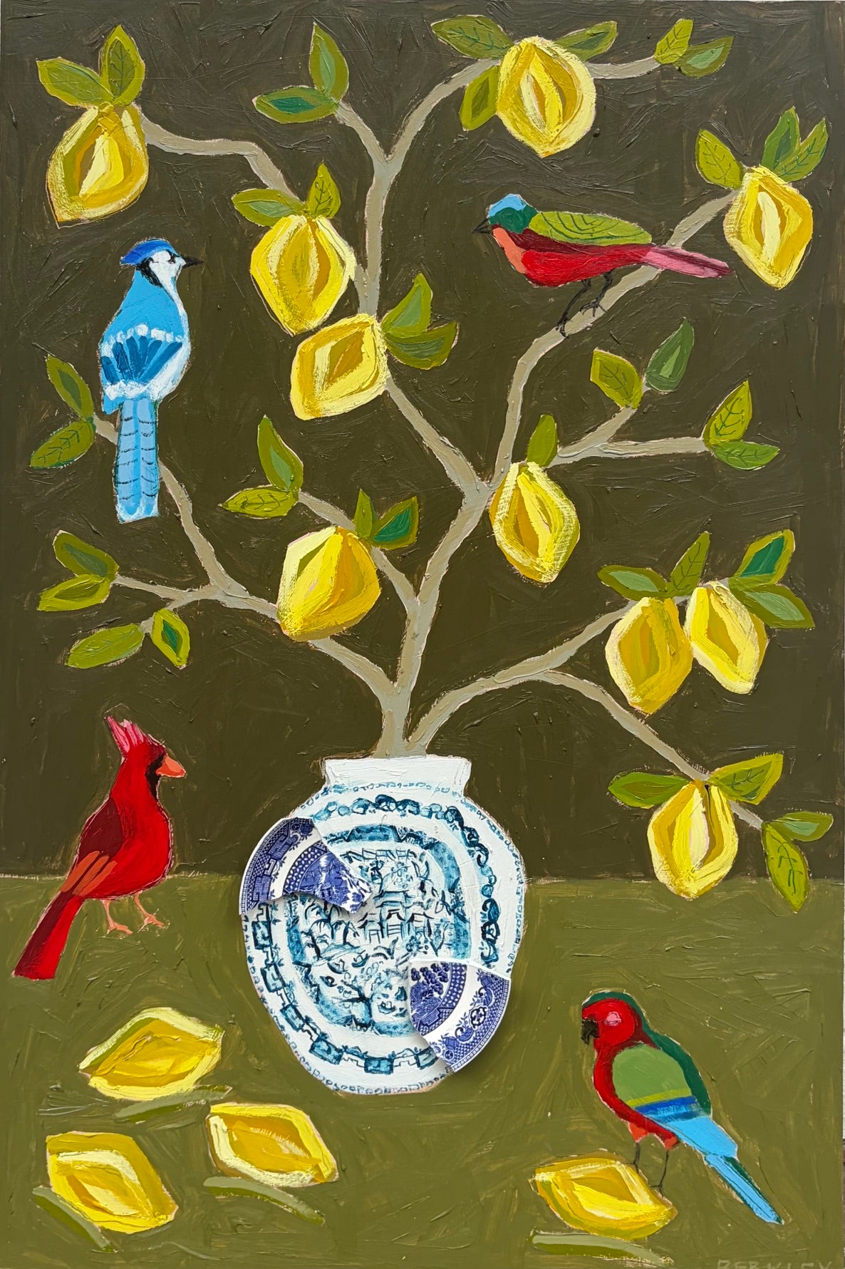 Birdsong and a Blue Vase