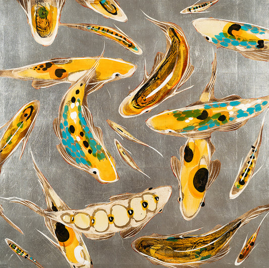 Koi on Silver