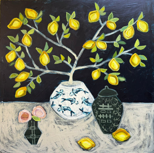 Lemon Tree on Navy