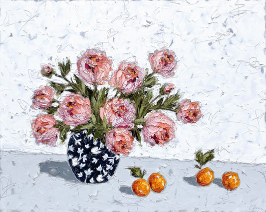 Peonies and Oranges