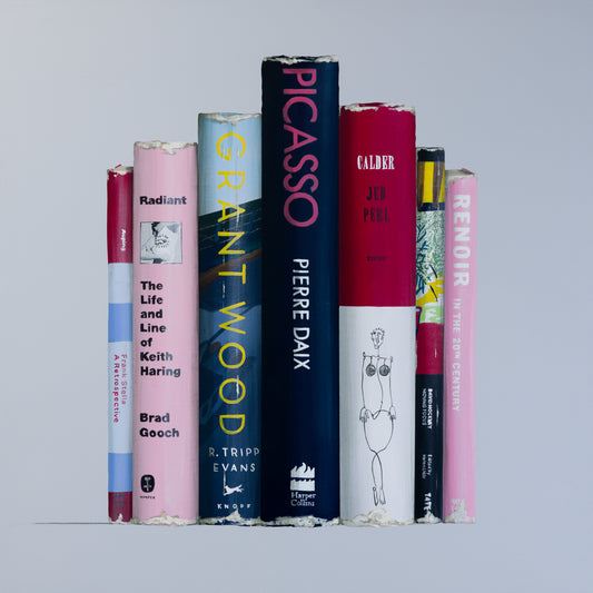 Picasso Haring Book Stack