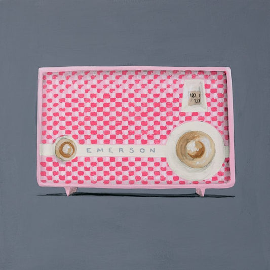 Pink Midcentury Radio
