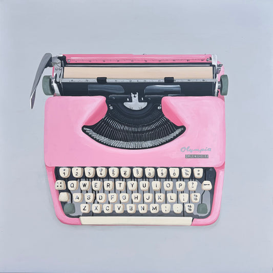 Pink Olympia Splendid 33Typewriter