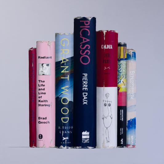 Pink Picasso Book Stack