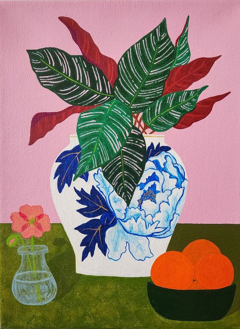 Still Life with Pinstripes