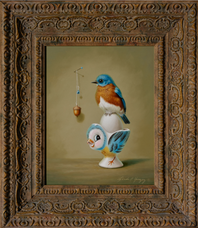 Three Birds and an Acorn