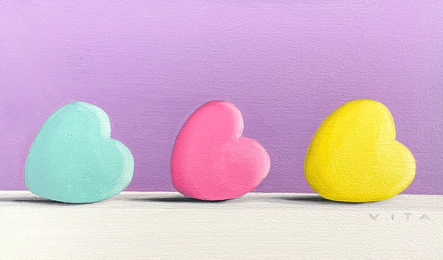 Three Candy Hearts