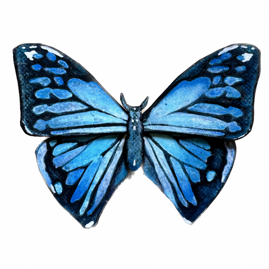 Morpho Butterfly Ornament