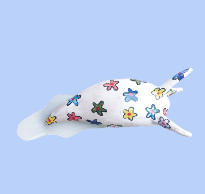 White Floral Slug