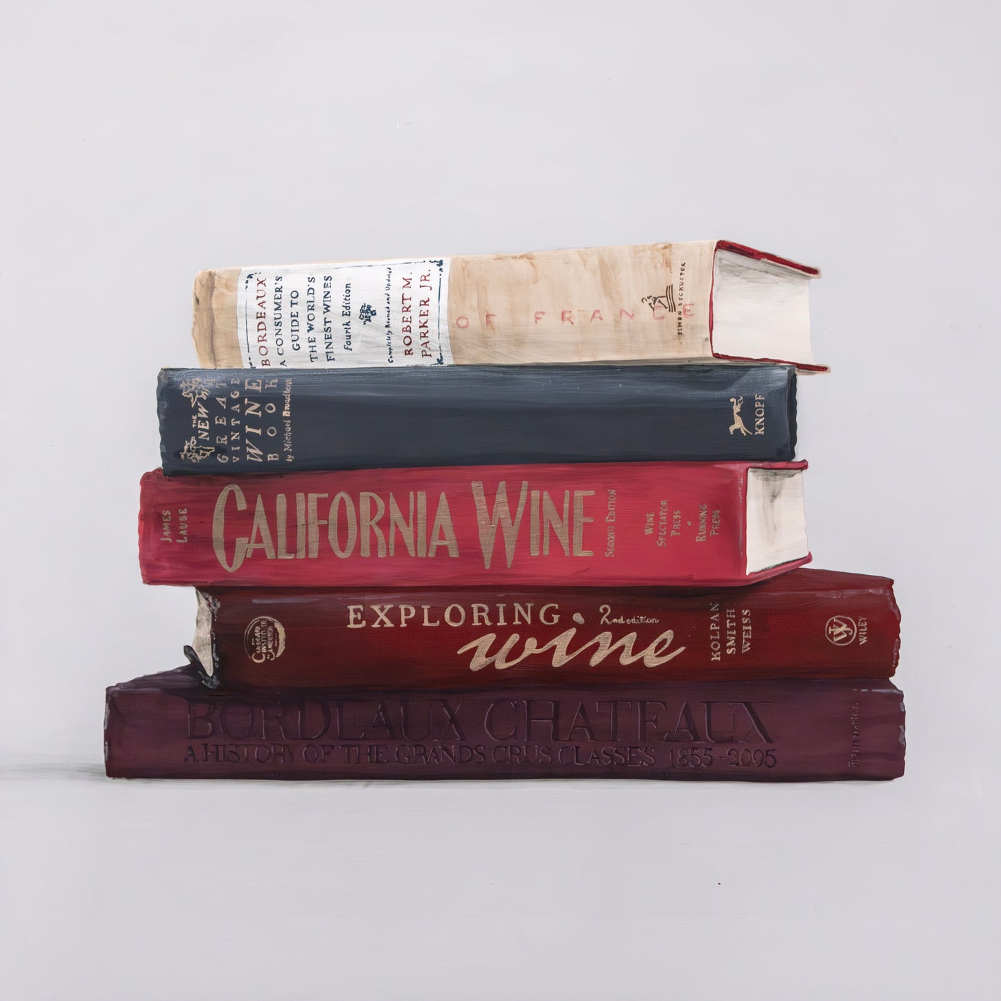 Wine Book Stack