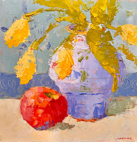 Red Apple/Yellow Tulips