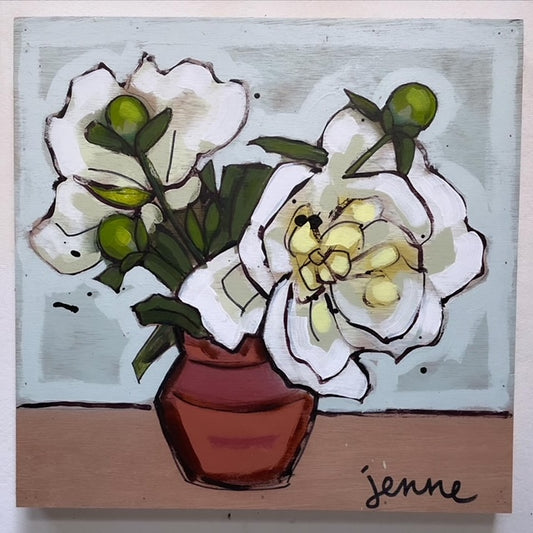 White Peonies III