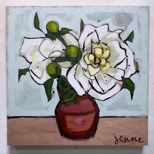 White Peonies IV